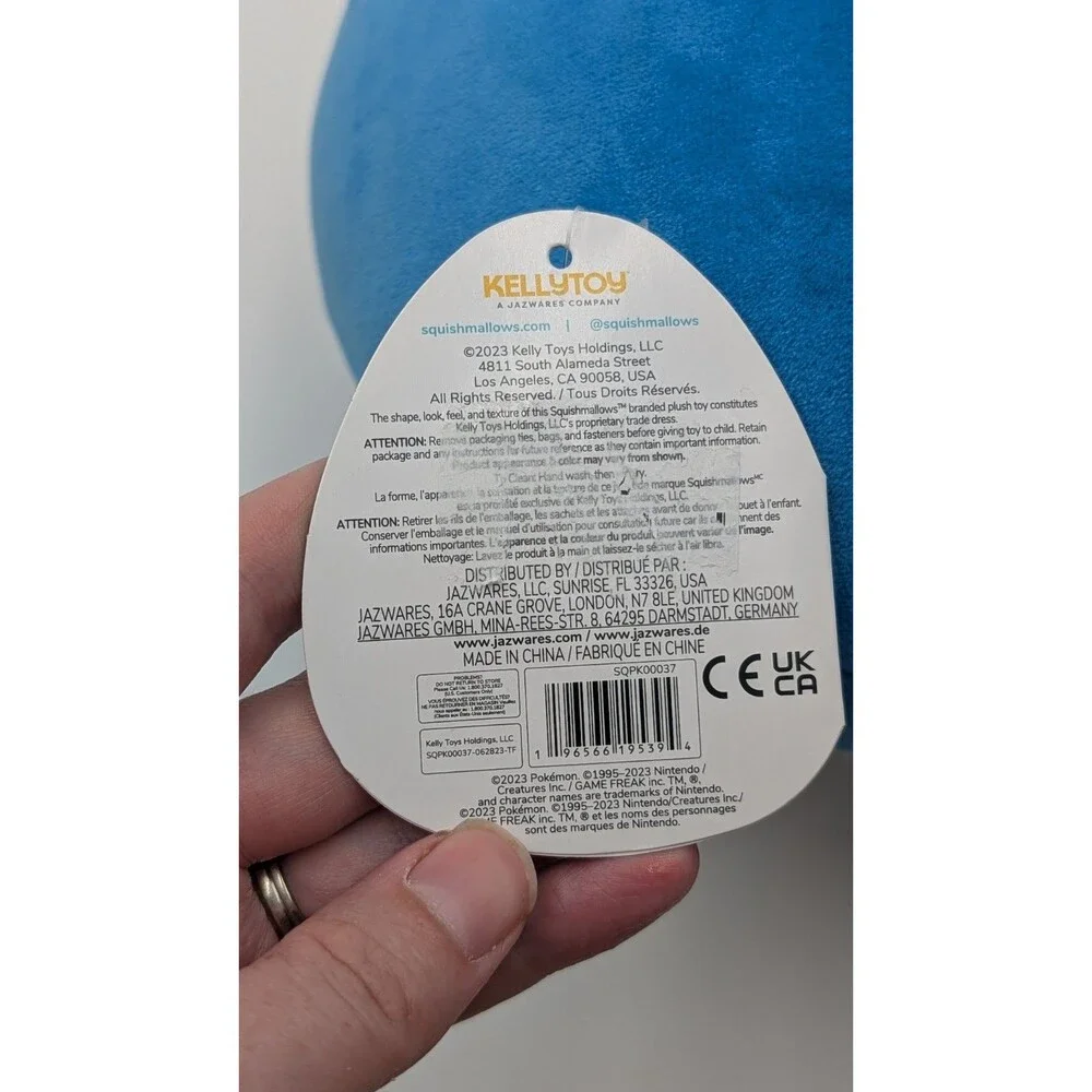 Squishmallow 12” Piplup Pokemon Center Exclusive Patch Plush